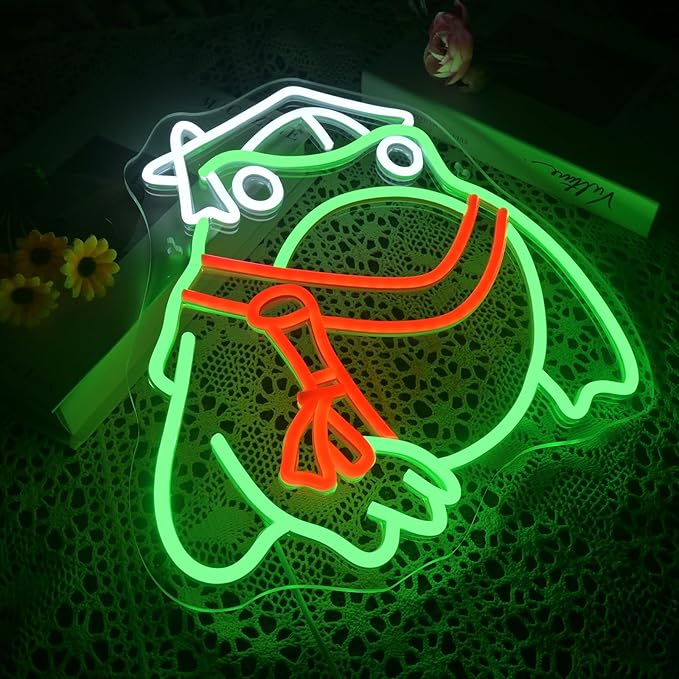 Cool Kids Read Books Neon Sign Toad Graduated Wall Decor Neon Light Bedroom Wall Decor Suitable for Classroom Book Party Library Decoration Reading Room Bookish Decor Gift