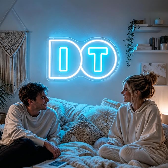 Do It Neon Lights Signs Neon Sign Led Sign Light for Wall Decor | Do It Neon Sign for Room Decor,Positive Decoration,Motivational Wall Decor,Gift,5V USB Powered Dimmable