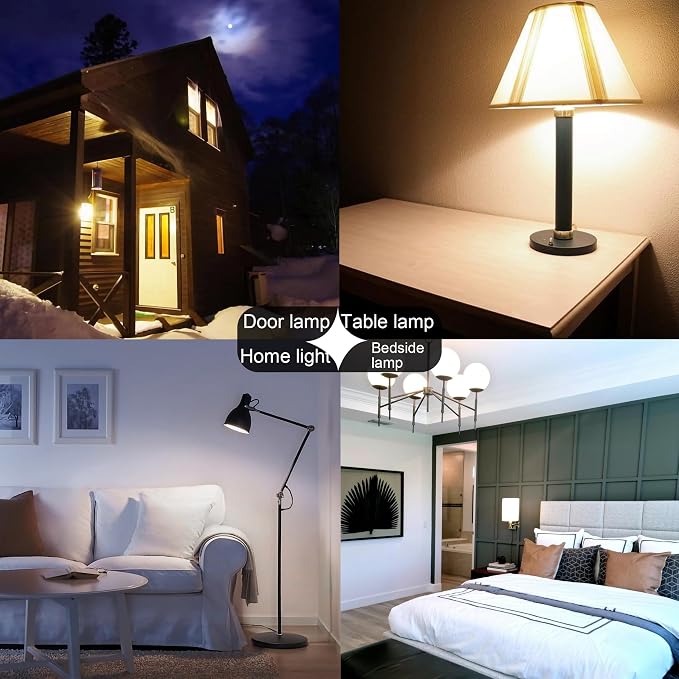 GRV E26 A60 9W Smart LED Light Bulb with a 2.4GHz Remote Control,Color Changing Led Bulbs,Stepless Dimmable 3000K-6500K,60W Incandescent Lamp Equivalent,800Lumens,Home Decor,1 Bulb & 1 Remote