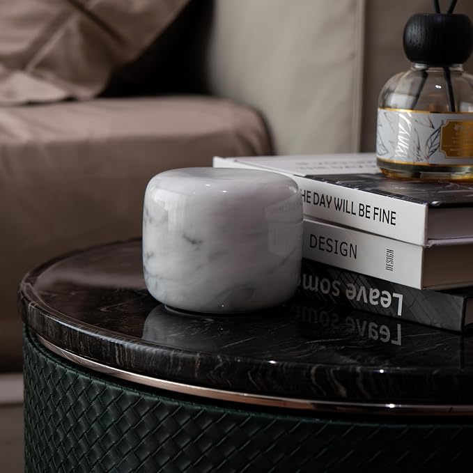 Marmor Marble Lamp Table Lamp Unique Stone Touch Lamp Pat Lamp Type-C 3 Way Bedside Lamp Ambient Light Bedroom Stands Night Light Decorative LED Warm Portable Lamp Rechargeable
