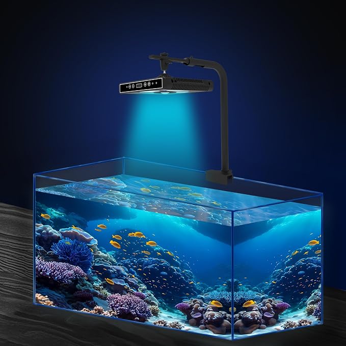 Aquarium Lights-100 watt 5 Channels Sunrise Sunset Moonlight Reef Lights for Coral SPS LPS Saltwater Tank