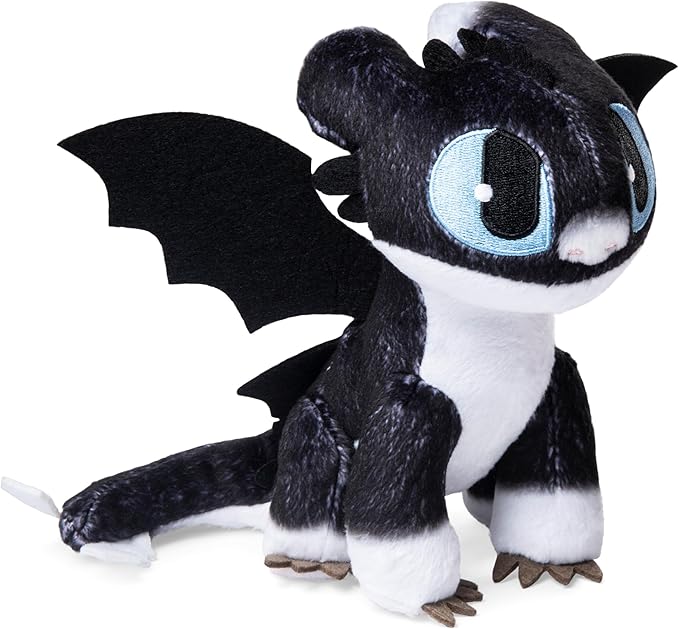 DreamWorks Dragons, Nightlight 8-inch Premium Plush Dragon, for Kids Aged 4 and Up