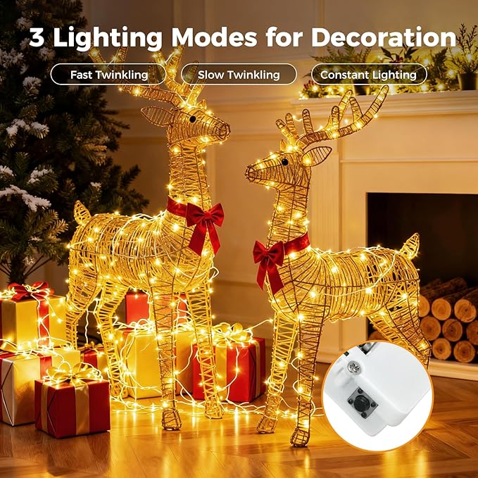 litogo 50 Pack 7FT 20 LED Fairy Lights Battery Operated, 3 Lighting Modes, Bulk Mini Twinkle String Lights Waterproof Silver Wire for Weddings Mason Jars Party Christmas Decorations-Warm White