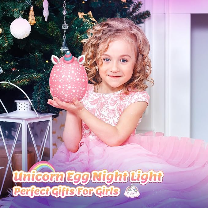 Unicorn Night Light Kids Toys, Birthday Gifts for 3 4 5 6 7 8 9 10 Years Old Girls, 3 in 1 Unicorns & Starry Sky & Sea World Night Projector for Kid Ages 3-12, Night Lamp for Bedroom Decor