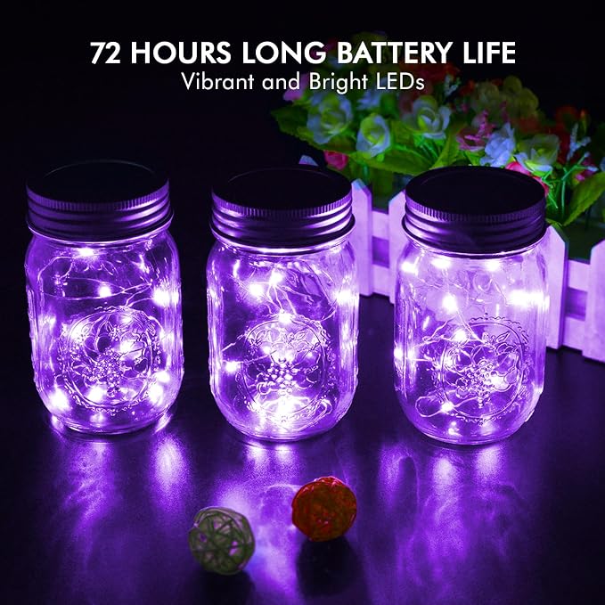 12 Pack Fairy Lights Battery Operated String Light，7FT 20LED Waterproof Silver Wire Christmas Lights Outdoor,Firefly Mini Light for Bedroom Party Birthday Wedding Indoor Decorations Home Decor | 7FT Waterproof Silver Wire Christmas Lights Outdoor, Fire...