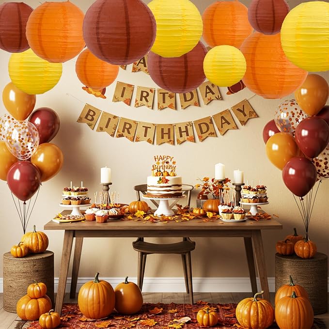 BEISHIDA Orange Paper Lanterns 12Pcs 6/8/10/12 Inch Round Chinese Lamp | Paper lanterns party decorations,Chinese/Japanese Paper Lanterns,Birthday,Wedding,Christmas,Bridal Home decorative outdoor