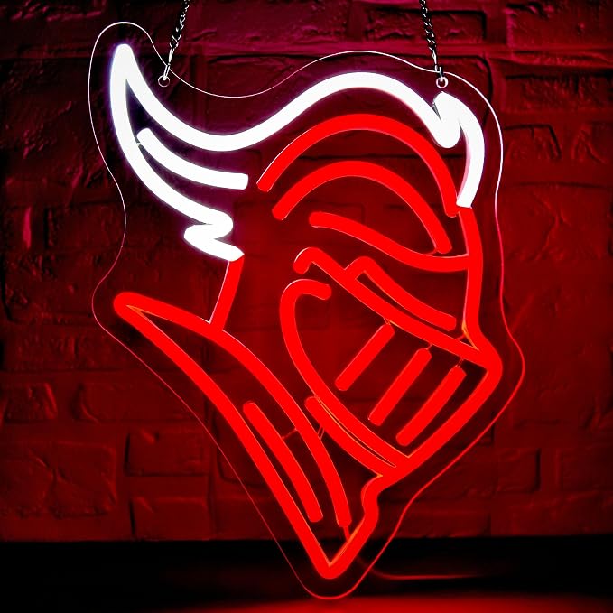 University Neon Sign for Wall Decor Football Neon Light for Man Cave | Dimmable University Led Sign for Fans, Bedroom, Dorm, Game Room,Bar Party Decor, Birthday Gifts for Men 12.9*10.3In
