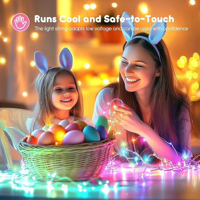 Minetom 6 Pack 7ft Battery Operated Fairy Lights for Christmas Decor | 20 LED Bulbs, Pastel Glow, Waterproof, Flexible Silver Wire, Lovely for DIY Crafts Wedding Table Centerpieces Decoration