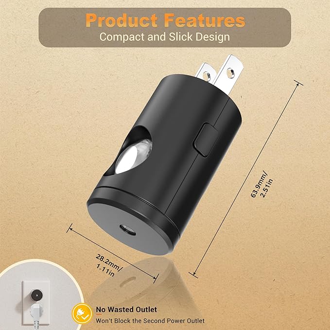 JandCase Night Lights Plug into Wall,4 Pack Mini Lens Night Light with 3CCT Color Temperature,180° Rotatable Night-lights,Dimmable Nightlight Plug in with Light Sensor for Bathroom Hallway Room Decor
