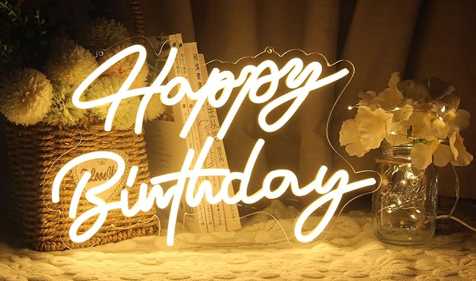 Ulalaza LED Neon Sign Night Light for Wall Party Décor Bedroom Room Bar Wedding Home Birthday Art Decoration Christmas with USB Chain Light modulator 5v 16.5''*9.1''