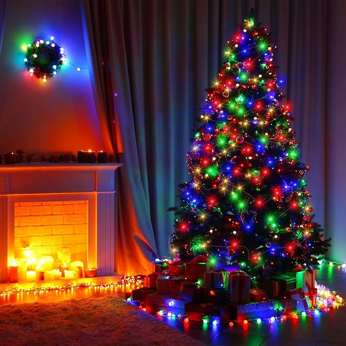 Macarrie 3 Pcs Multicolor Fairy Lights USB Powered 16 ft 50 LED String Lights Plug in for Indoor Outdoor Bedroom DIY Party Wedding Home Festival Tree Garden Xmas Decoration