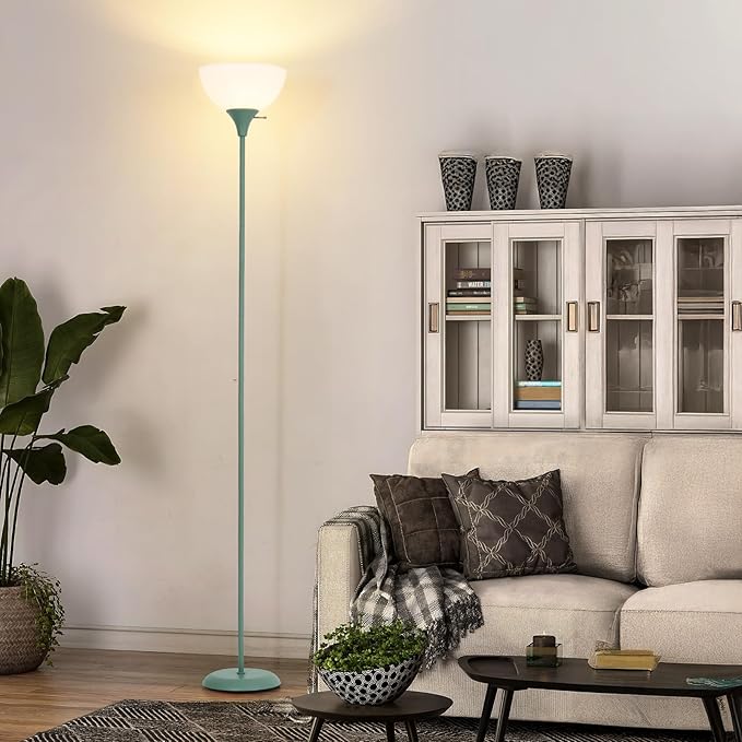 Standing Lamp, Floor Lamp, Dimmable Floor Lamps for Living Room Bedroom Study Office Kid’s Room (Green)