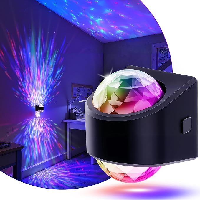 L LOHAS LED Night Light,Night Lights Plug into Wall,Projector Night Light | Dusk to Dawn Sensor,9 Color Changing, Star Projector Galaxy Nightlight for Kids Nursery Playroom Christmas Birthday Gift