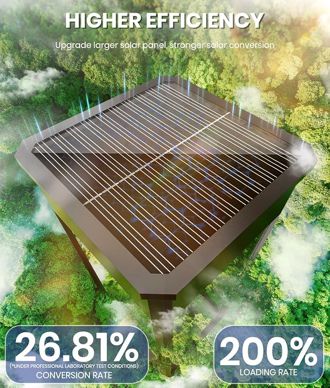 NEWMESSI Solar Pathway Lights for Outside,4 Pack Garden Light Outdoor Waterproof IP65, Bright Pathway Lights Powered Classic Square Design for Walkway/Driveway (Cool White)