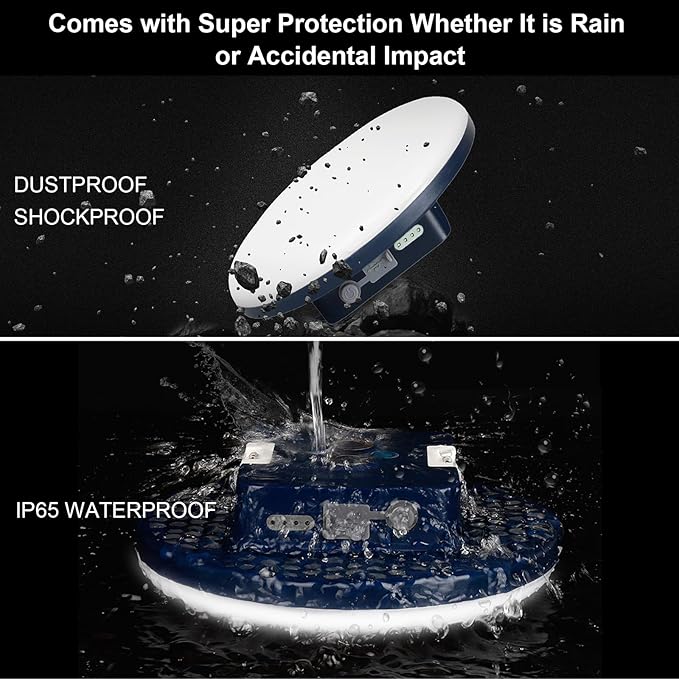 16500mAh 3000LM 3000K 6000K Flashlight Portable LED Camping Lantern Rechargeable Light 60W with Magnet IP65 Waterproof Tent Light Power Failure