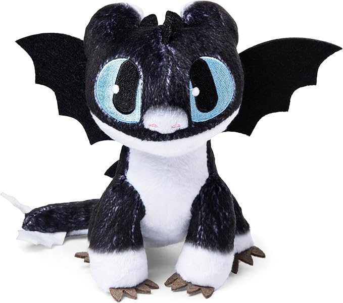 DreamWorks Dragons, Nightlight 8-inch Premium Plush Dragon, for Kids Aged 4 and Up