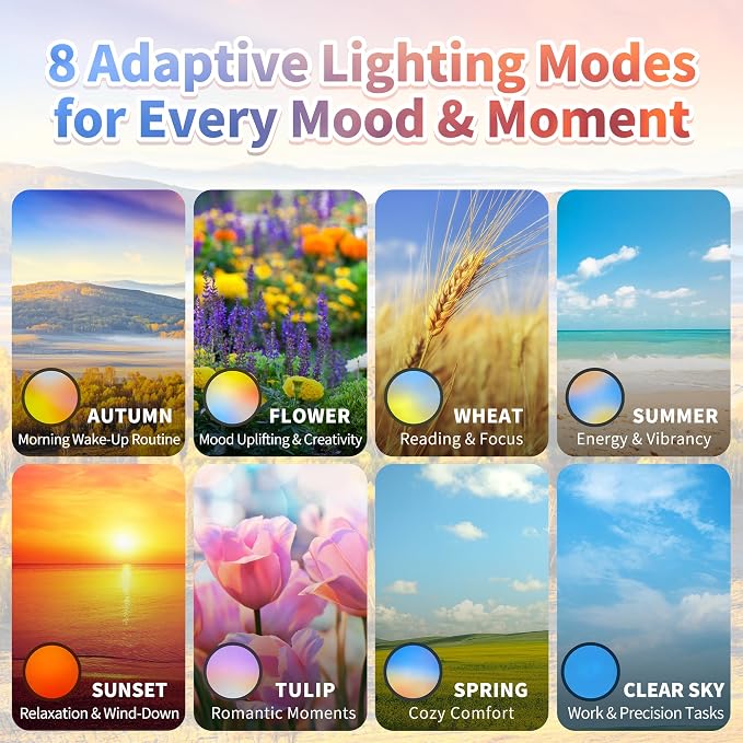 Ceiling Lights Flush Mount with Remote: LED Black Ceiling Lighting 8 Modes Dimmable Color, Adjustable Temperature for Bedroom, Living Room, Kitchen (16 Inch)