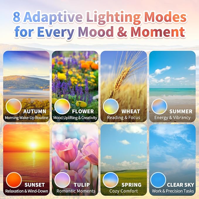 Ceiling Lights Flush Mount with Remote: LED Silver Ceiling Lighting 8 Modes Dimmable Color, Adjustable Temperature for Bedroom, Living Room, Kitchen (16 Inch)