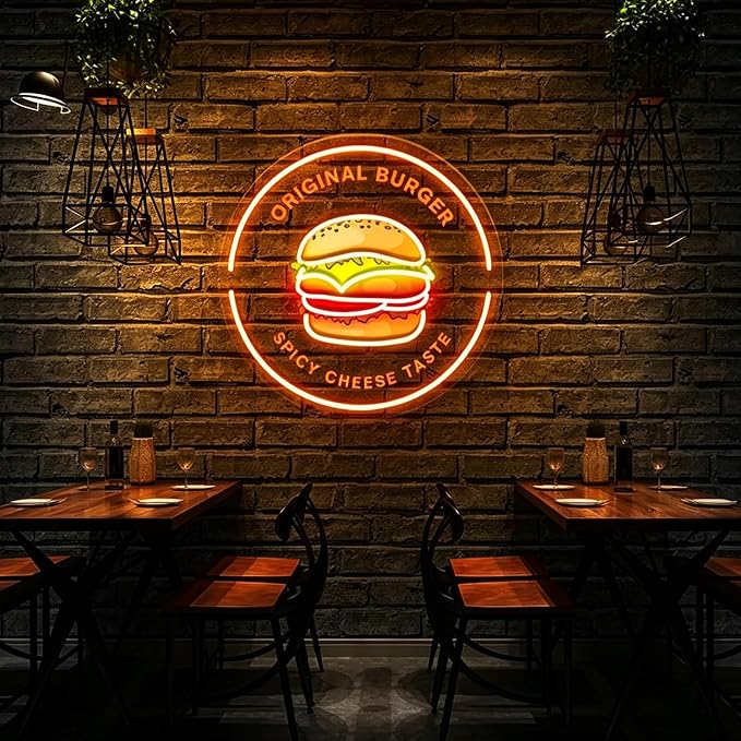 Custom Business Neon Sign, Personalized LED Neon Light for Commercial Use, UV Printed Logo Sign Customizable, Light Up Name Sign for Salon Bar Coffee Shop Clubs (Any Words/Logos)