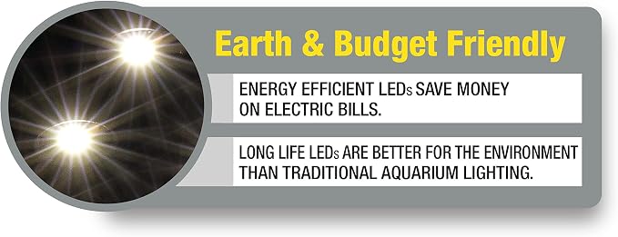 Marineland LED Aquarium Light, Natural Shimmering Light