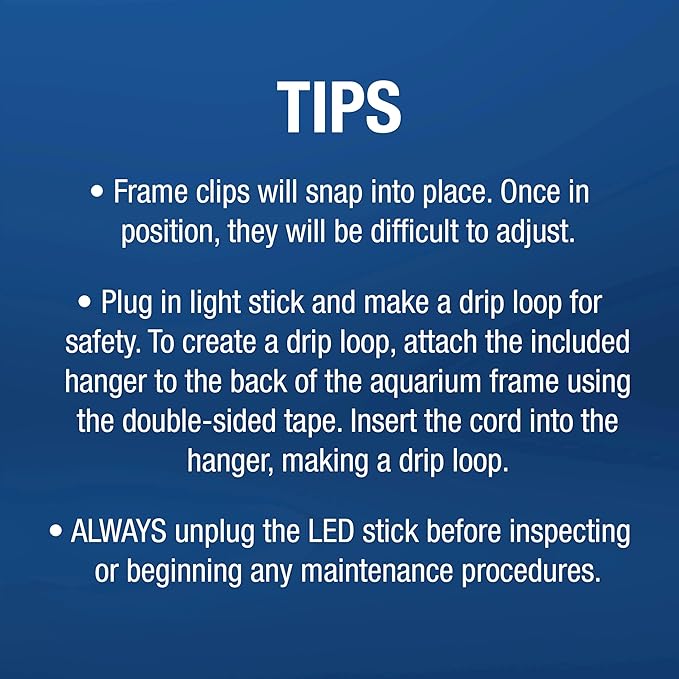 Tetra LED Hood 20 Inches By 10 Inches, Low-Profile Aquarium Hood With Hidden Lighting