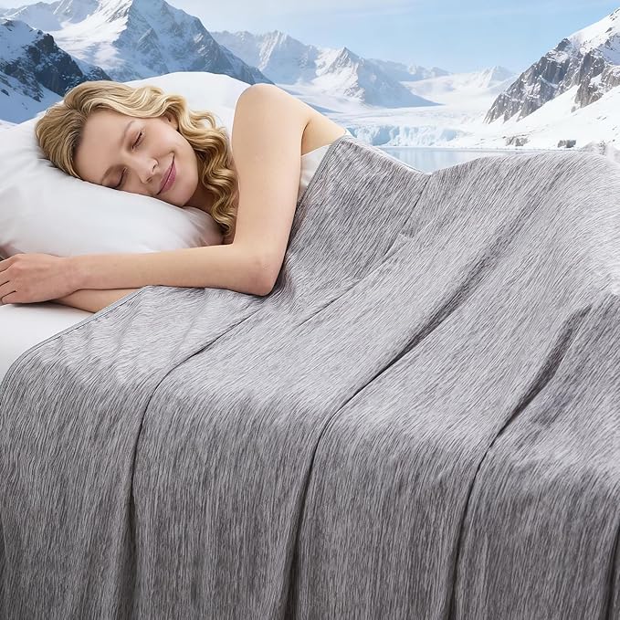 Cooling Blanket King Size, 90"x108" Cooling Blankets for Hot Sleepers, Cold Blanket Thin Lightweight Breathable Soft for Couch Bed, Lightweight Blanket Keep Cool for Night Sweats