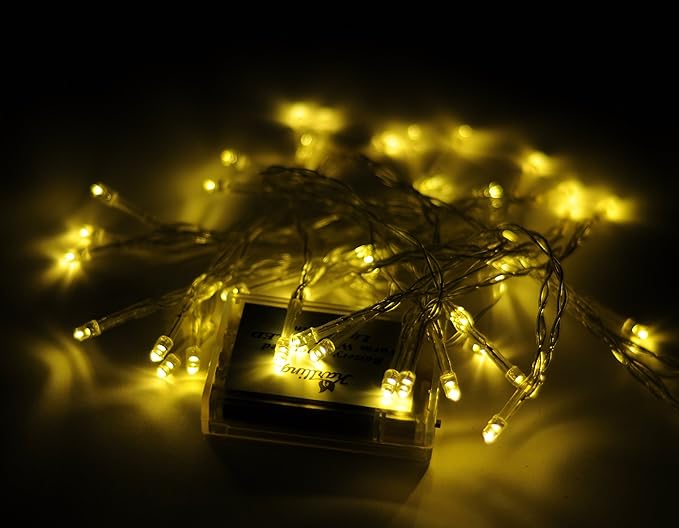 Karlling Battery Operated Warm White 40 LED Fairy Light String Xmas Party Decoration