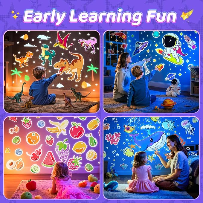 Sensory Toys for Kids with Autism, 15 Soothing Sounds+15 Films+ 315 Colors Night Light Projector, 360°+Easy Remote Control+Rechargeable Sensory lamp, Musical Sensory Toys for Sensory Room Must Haves