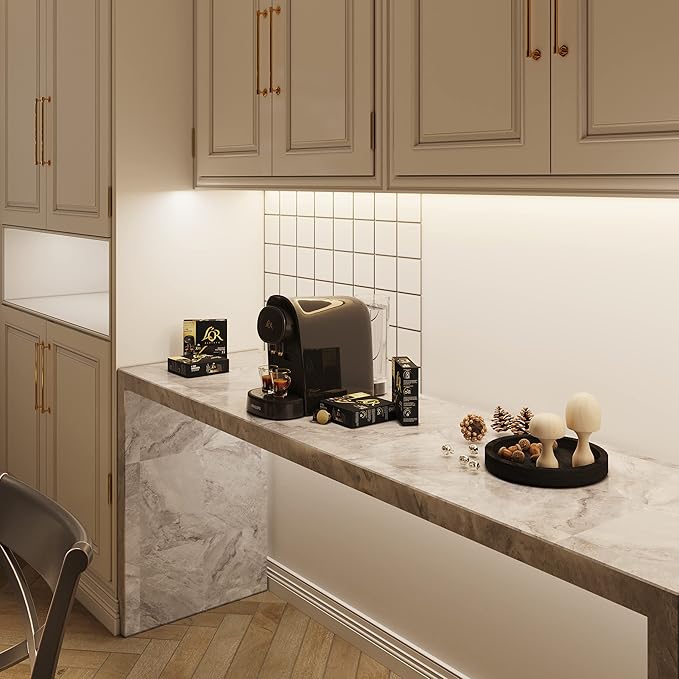 GETINLIGHT Inlight 12-inch Hardwired Only LED Under Cabinet Lighting, Daylight White(5000k), Dimmable, Matte White Finished, ETL Listed, IN-0201-11-WH-50