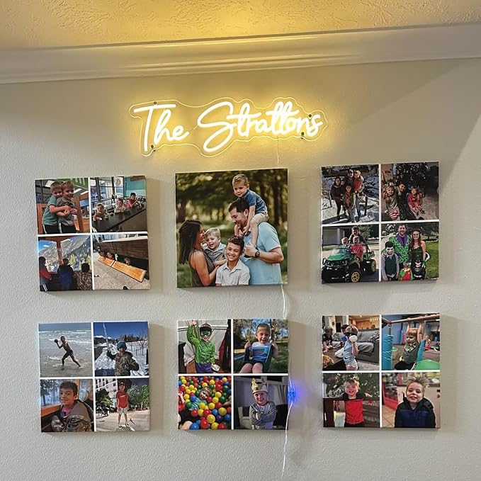 Custom Neon Sign for Wall Decor, Glow LED Kids Room, Wedding Business Light | Personalized Name Birthday Gift, Home Bedroom, Bar Shop Decorations, Durable, Dimmable, Battery/Plug-in Use, Easy Hang/Mount