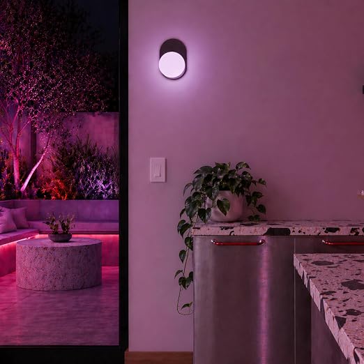 LIFX Smart Dimmer Switch - Wi-Fi 2.4GHz Matter Certified, 3-Way - 4-Button | Voice Control Alexa, Siri, Google, Scheduling, Single-Pole, Neutral Wire Required, works with smart & standard dimmable bulbs