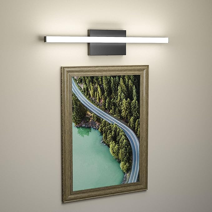 30Inch LED Bathroom Vanity Light Bar 5700K Dimmable Led Bathroom Light Over Mirror Modern Bath Wall Light Cool White ETL Certified 28W