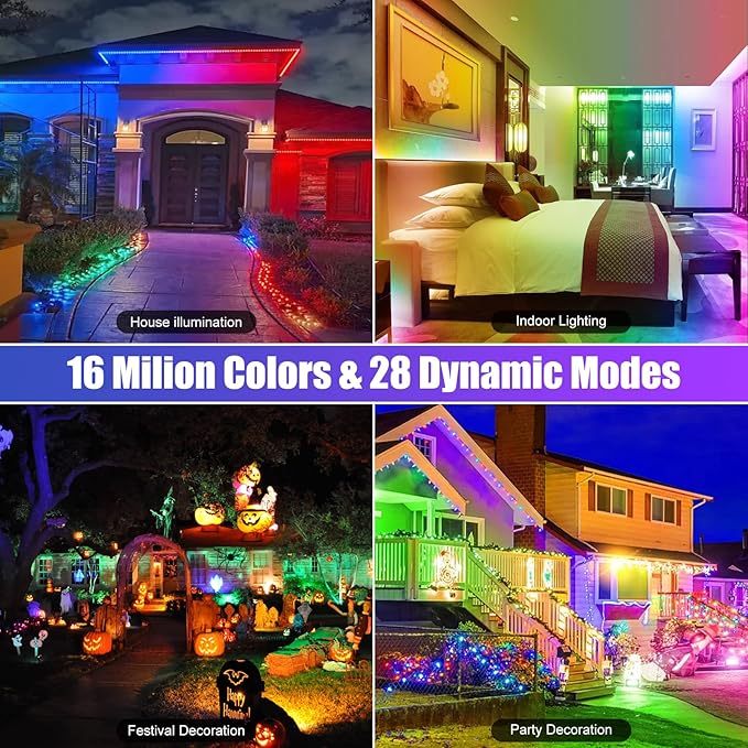 2 Pack 50W RGB Wall Washer Light, Indmird Stage Wash Light Bar, RGB Light Bar, Warm 3000K & 16 Million Colors&Timing& Music Sync, for Commercial Lighting, Birthday Party, Garden Lighting, Wall Display