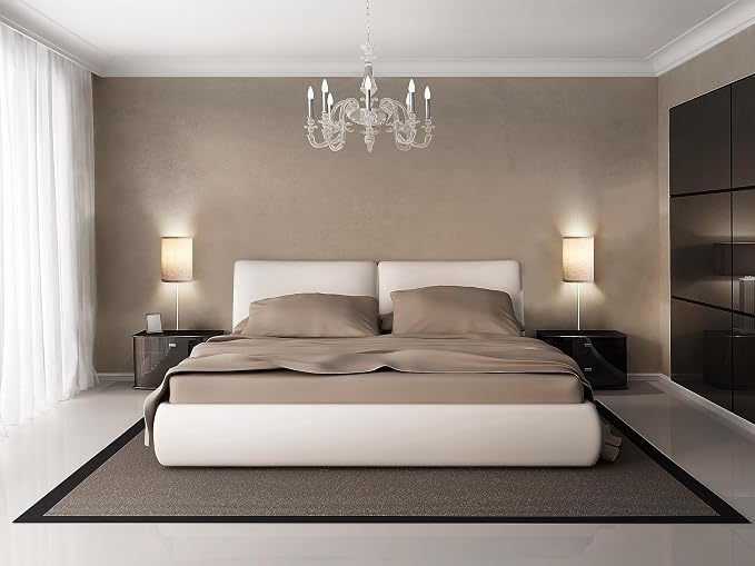 AVV Wall Sconces Set of Two, Wall Lamp Plug in with On/Off Switch, 2700K 4000K 5000K Selectable, Wall Lights for Bedroom, Living Room, Wall Decor for Bedroom, Fabric Linen Lamp Shades