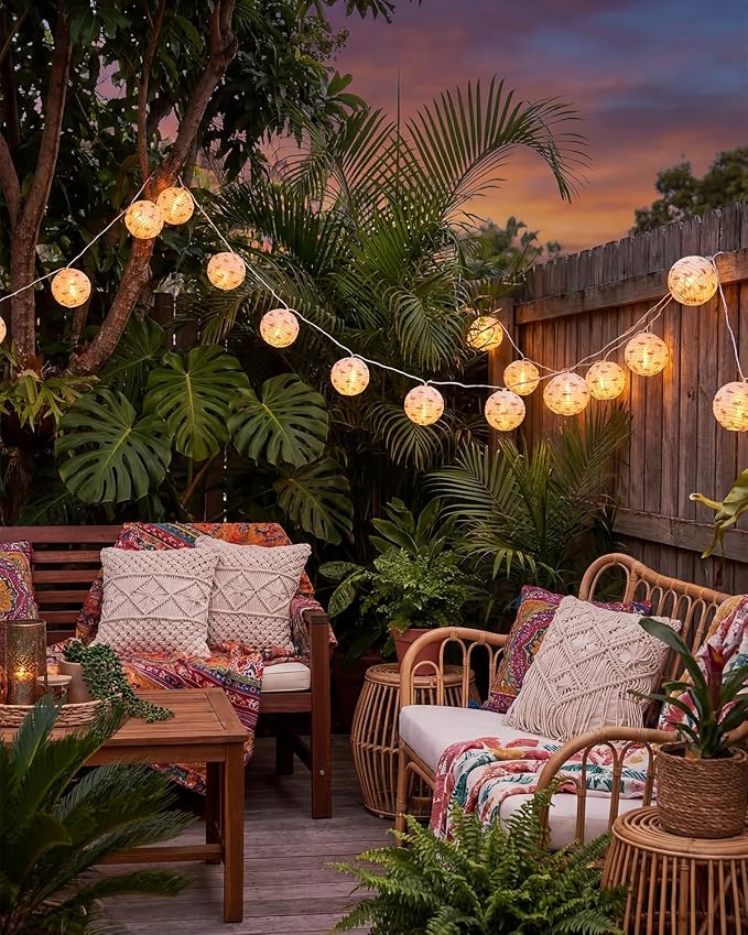SUNSGNE Summer Flamingo Lantern String Lights, 8.5FT Summer Lights with 10 LED Flamingo Lanterns, Decorative String Lights Plug-in for Wedding Patio Garden Party Decor
