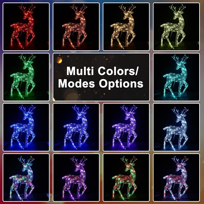 100FT 300LEDs Fairy Lights Plug in, 30V 24 RGB Colors+Warm White Color Changing Twinkle Lights, 150 Lighting Modes Timer String Light with Remote for Indoor Outdoor Festival DIY Decor