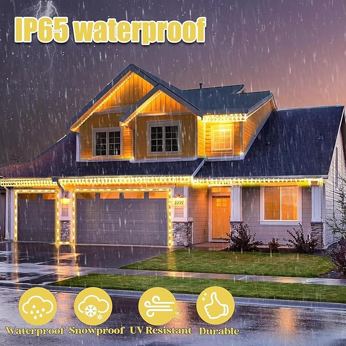 Vigdur 66FT Solar Rope Lights Outdoor - 200 LEDs Multicolor Rope Lights Outdoor Waterproof with Remote & Timer & 8 Lighting Modes, Solar Trampoline Light for Pool Tree Garden Yard Home Camping