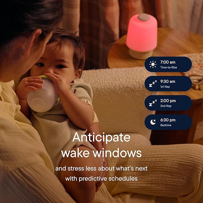 Hatch Baby Sound Machine, Night Light | Hatch Baby (Putty) Sleep Support | Registry Essential, Routine Builder, Time-to-Rise Alarm Clock, White Noise, Nursery Stories, Toddler Kids (Wi-Fi)