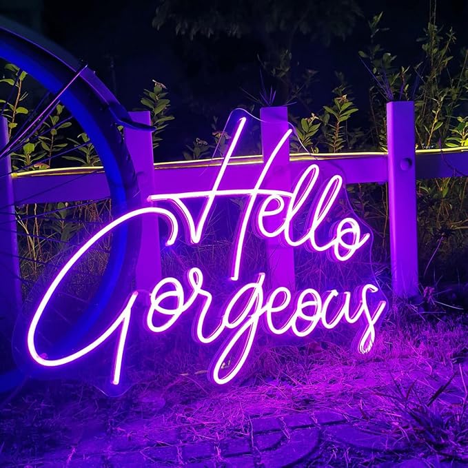 Custom Neon Signs, Personalised Large Led Neon Lights Sign for Wall Decor | Customizable, Wedding Birthday Party Decoration, Bedroom Home Bar Business Shop Name Logo decorative Light
