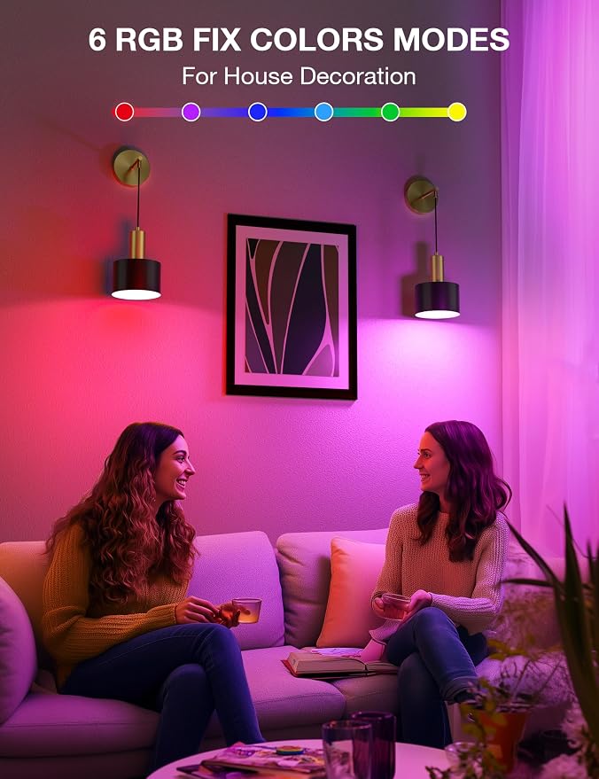 Battery Operated Wall Sconce Set of 2, Gold & Black Wireless Rechargeable Wall Lights with 5200mAh Dimmable Detachable Bulbs and Remote, 9 Colors Sconces Wall Decor for Bedroom Living Room