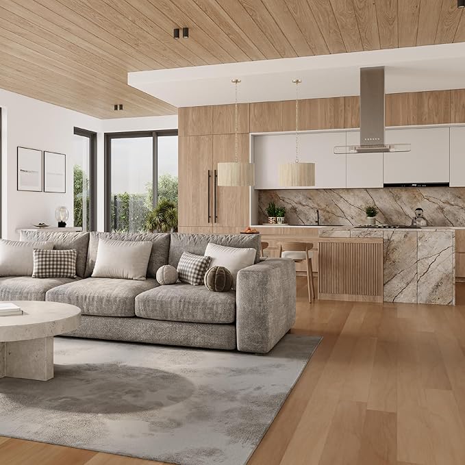 Capital Lighting 350741WS Donovan Mid-Century Modern Artisan Luxe Fluted Mango Wood Drum Pendant Ceiling Light, 3-Light 180 Total Watts, 15" H x 20" W, White Wash and Matte Brass