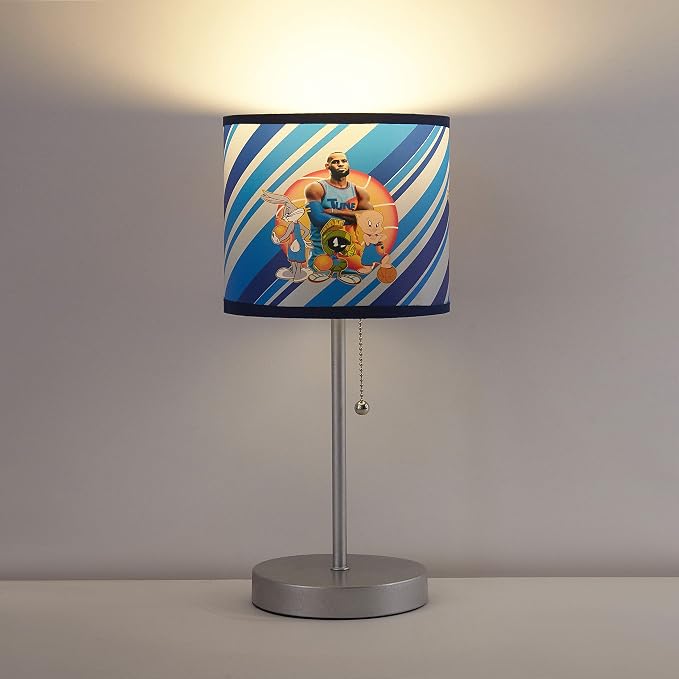 Space JAM: A New Legacy Stick Table Lamp with Printed Shade, 15.5" H x 7.5" W