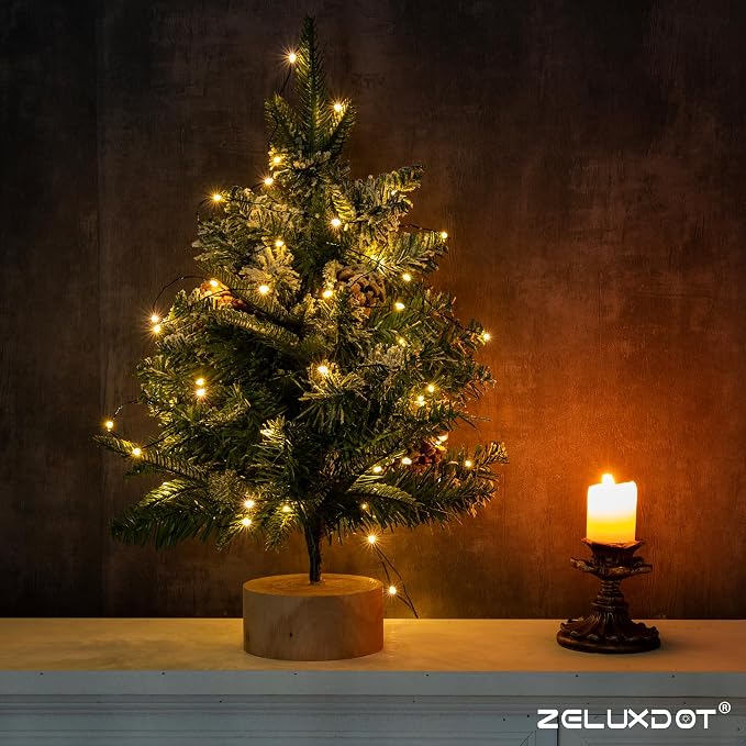 400FT 1200LEDs Fairy Lights Plug in,Green Wire,Warm White | Waterproof Led String Lights,8 Modes Remote Twinkle Light for Outdoor Indoor Christmas Wedding Birthday Garden Decorations