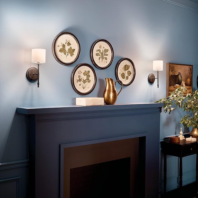 Kichler Wall Sconce 1Lt,Black
