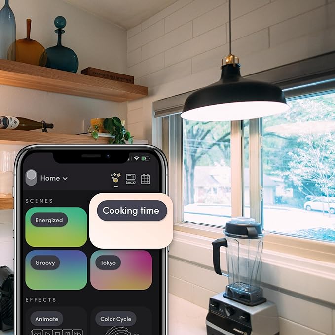 LIFX Color, A19 800 lumens, Wi-Fi Smart LED Light Bulb, Billions of Colors and Whites, No Bridge Required, Compatible with Alexa, Hey Google, HomeKit and Siri (2 Pack)