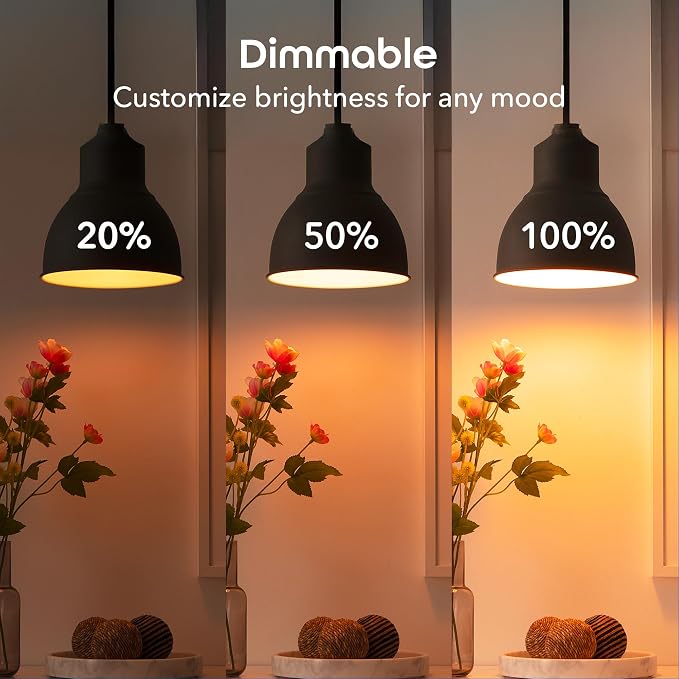 Geeni Prisma Plus Smart Light Bulb, Color-Changing Dimmable LED, 6-Pack | 800 Lumens, RGBW A19, tunable white, Wi-Fi control, works with Alexa & Google Home