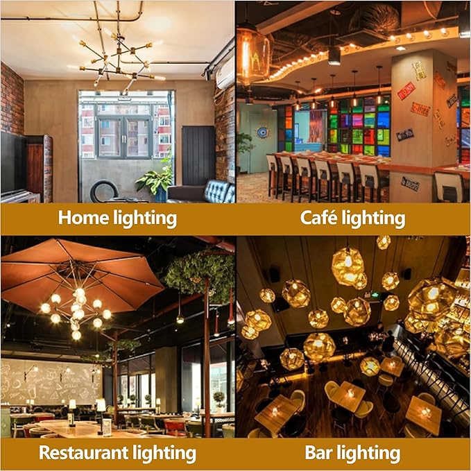 25 Watt T10 Clear Tubular Incandescent Light Bulb, T10 Bulb,Vintage Style Showcase Bulb,Showcase lamp,Dimmable for Desk Lamp,Curio Cabinet,Aquarium,Chandeliers,Aquarium Light Bulb (4PC)