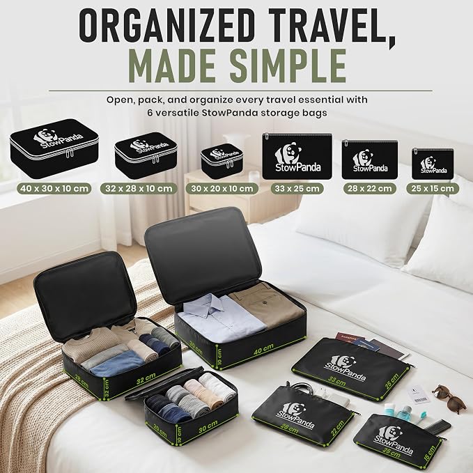 60L Under Bed Storage with Wheels, With 6 Travel Bags, 2-Pack, Light Gray | Rolling Underbed Storage Containers, Clear Lids, Heavy Duty Steel Frame, Organizer for Clothes Shoes Comforters Blankets Toys