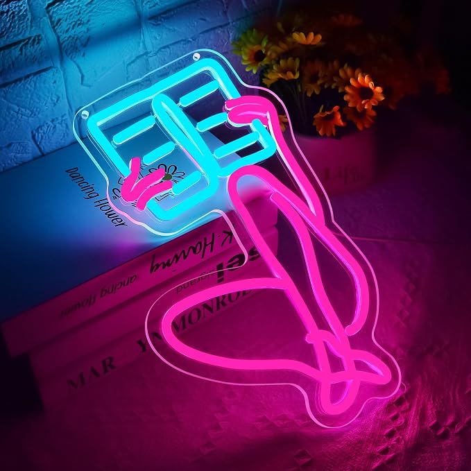 Read Books Neon Sign for Wall Decor Reading Neon Light for Study Room Cave | Dimmable Led Neon,Teen Birthday Reading Gifts,5V USB Powered,Bookstore Bedroom Decor, Classroom Library Wall Art,16.9*9.8in