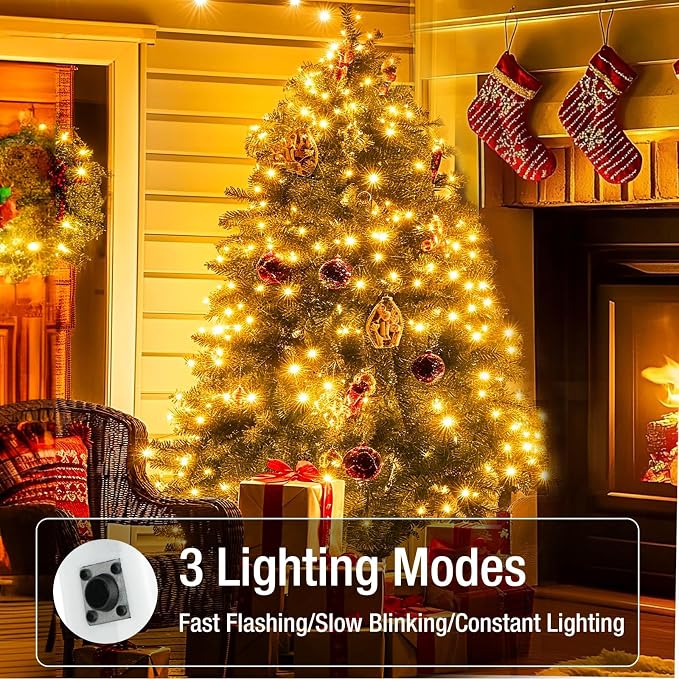 10 Pack Fairy Lights Battery Operated - 7ft 20 Led Twinkle Lights 3 Modes, Bulk Mini String Lights Waterproof for Mason Jars Vases Crafts Party Wedding Decoration Christmas -Warm White